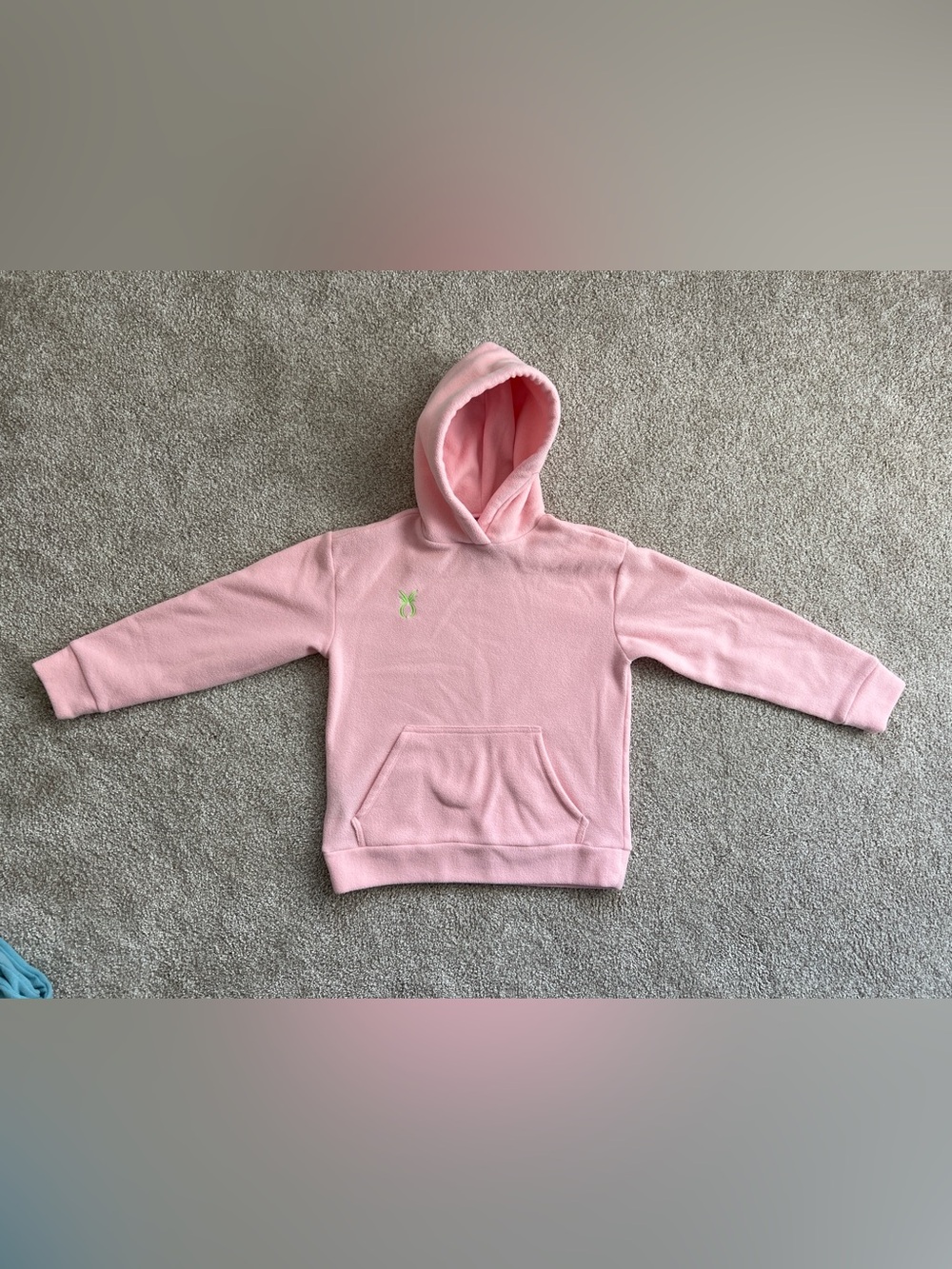 Dudley Stephens Girls Pink “Hendrie”vello fleece hoodie